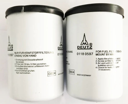 OEM BF4M ডিজেল জেনারেটর জ্বালানী ফিল্টার 21492771 01180597 যন্ত্রাংশ