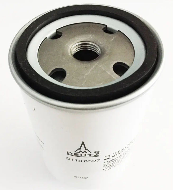 OEM BF4M ডিজেল জেনারেটর জ্বালানী ফিল্টার 21492771 01180597 যন্ত্রাংশ